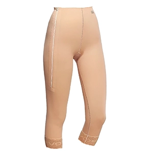 گن بعد از جراحی لیپوماتیک شلواری تا زیر زانو زیپ دار ووئه VOE کد 3006z